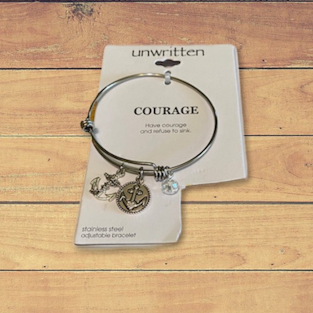 NEW Women’s “courage” anchor (nautical) bracelet